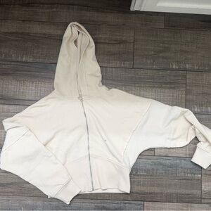 Cropped Zip Up Sweater